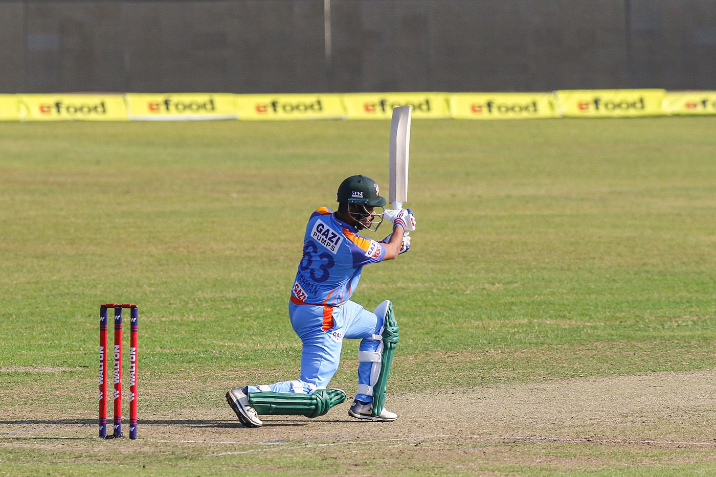 Shamsur Rahman threads one through the off side