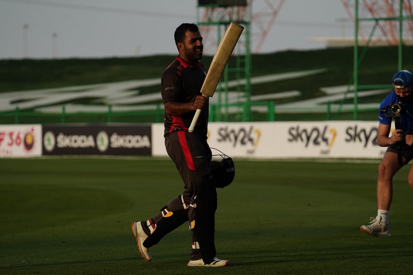 Muhammad Usman's maiden century led UAE to victory