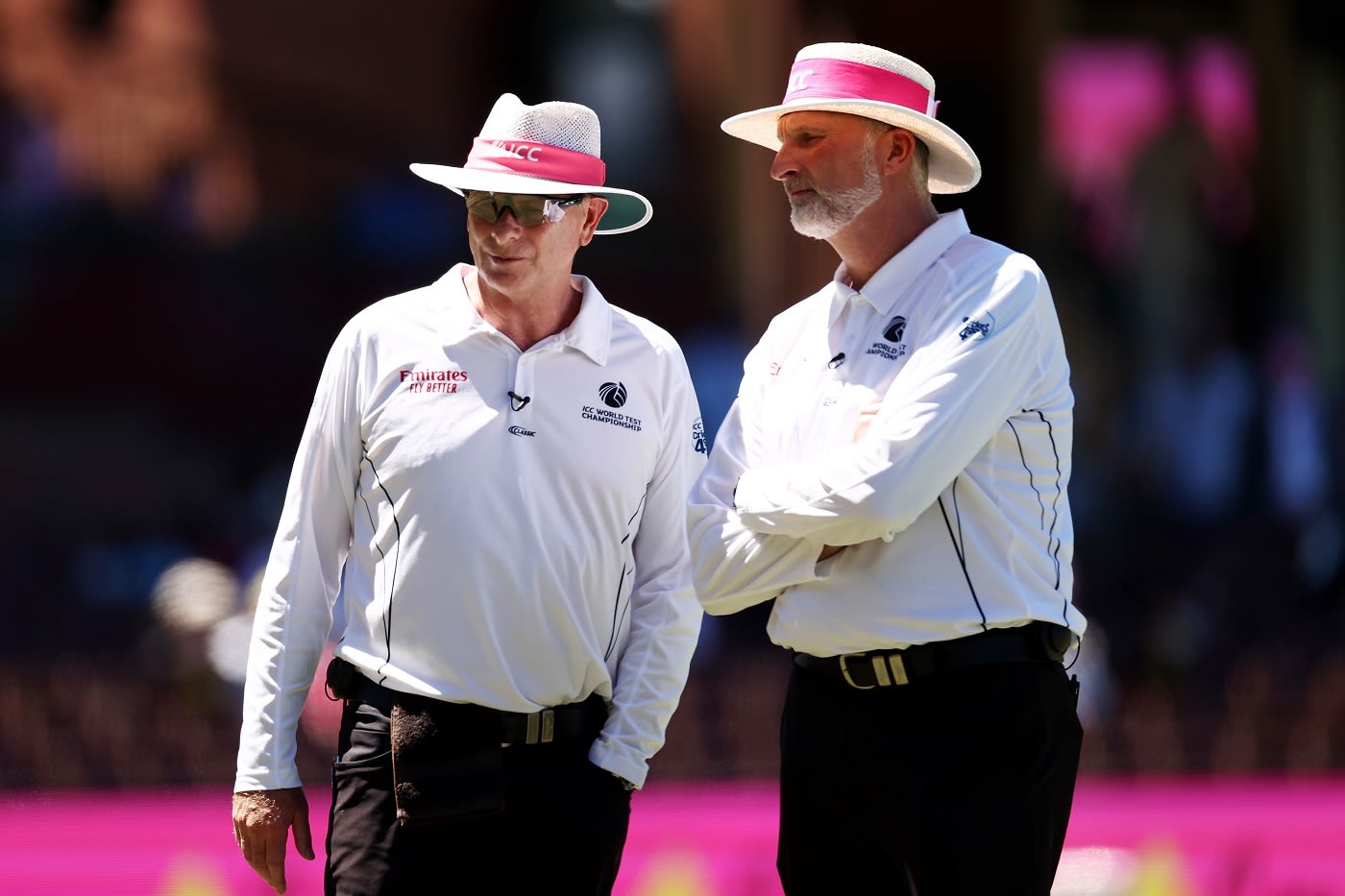 Paul Reiffel and Paul Wilson were the on-field umpires at the SCG Test
