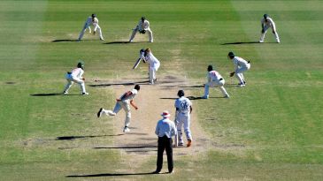 Where does Hanuma Vihari's 23 from 161 balls rank among the slowest Test innings?