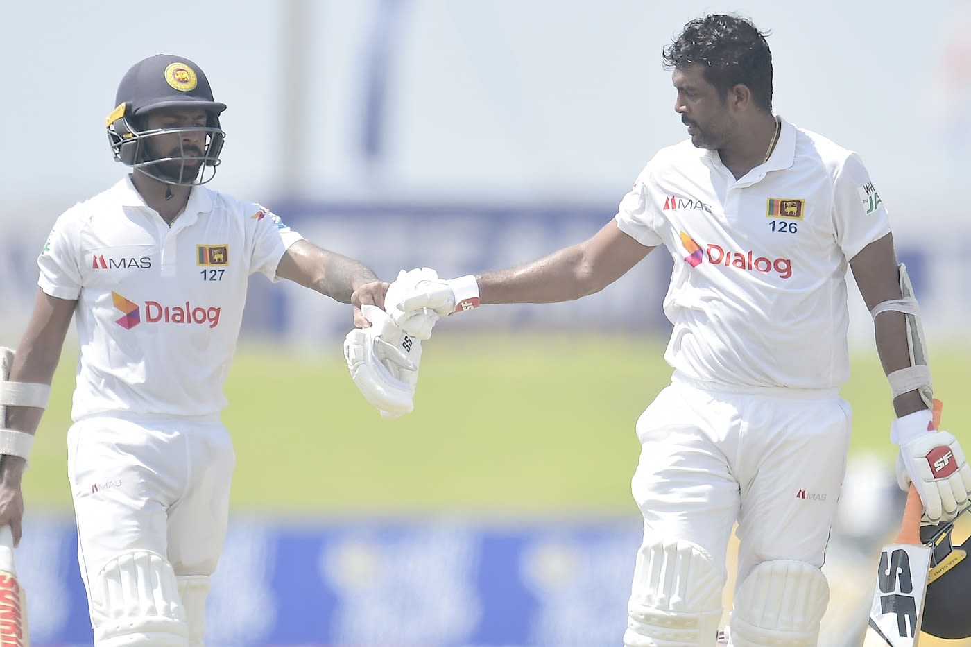 Niroshan Dickwella and Dilruwan Perera made England toil