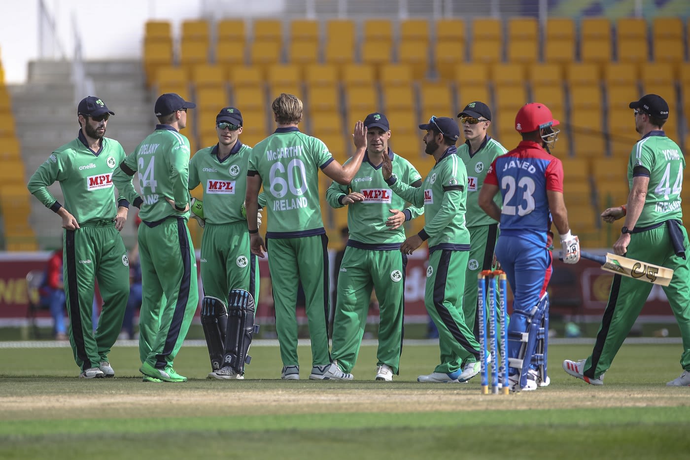 Barry McCarthy got rid of Javed Ahmadi in his first over