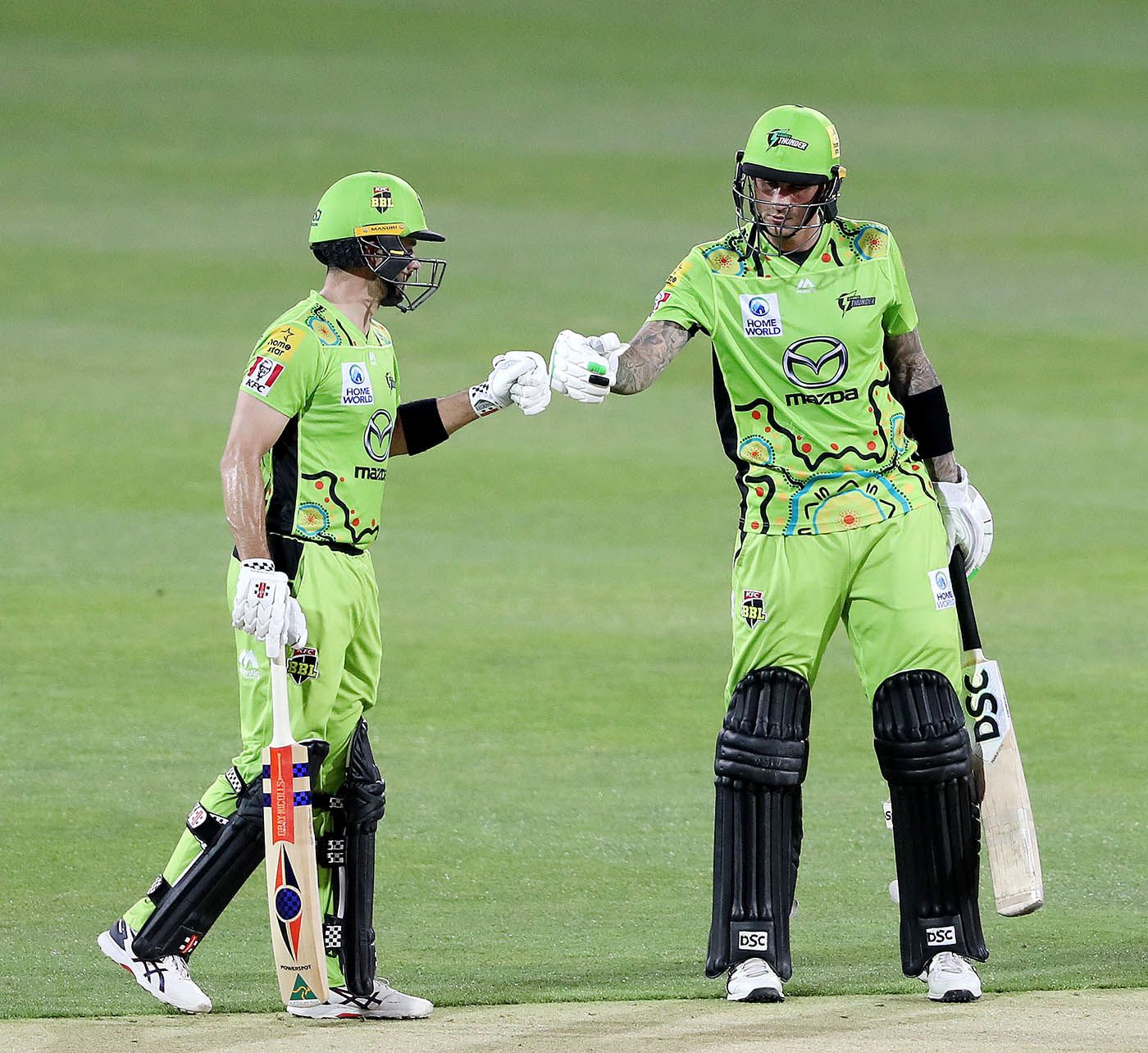 Callum Ferguson and Alex Hales batted serenely in the run chase