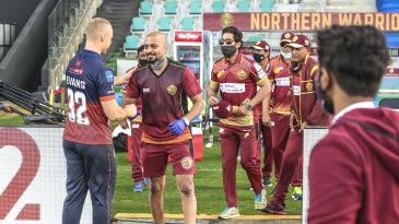 The T10 league catches up with cricket's new normal