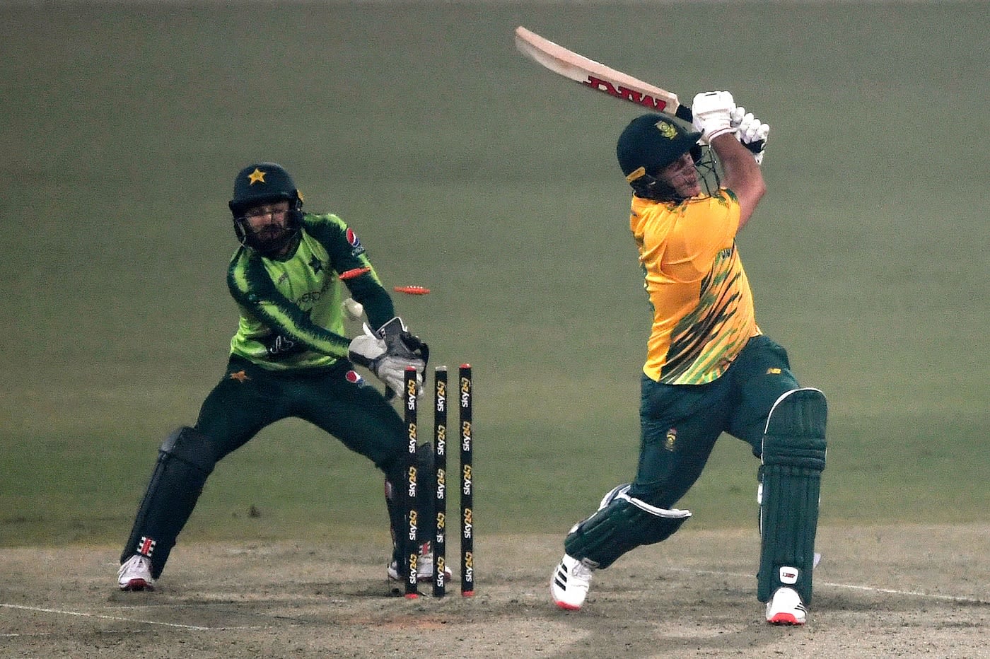 Jacques Snyman fell to the wiles of Usman Qadir