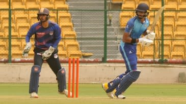 Devdutt Padikkal's fourth successive ton propels Karnataka into semi-finals