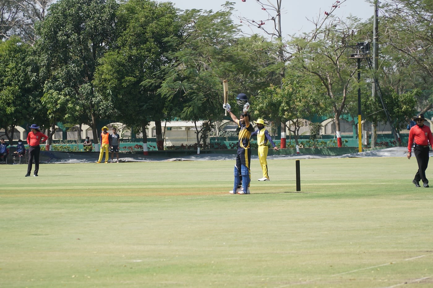 Gurkeerat Singh Mann raises a century
