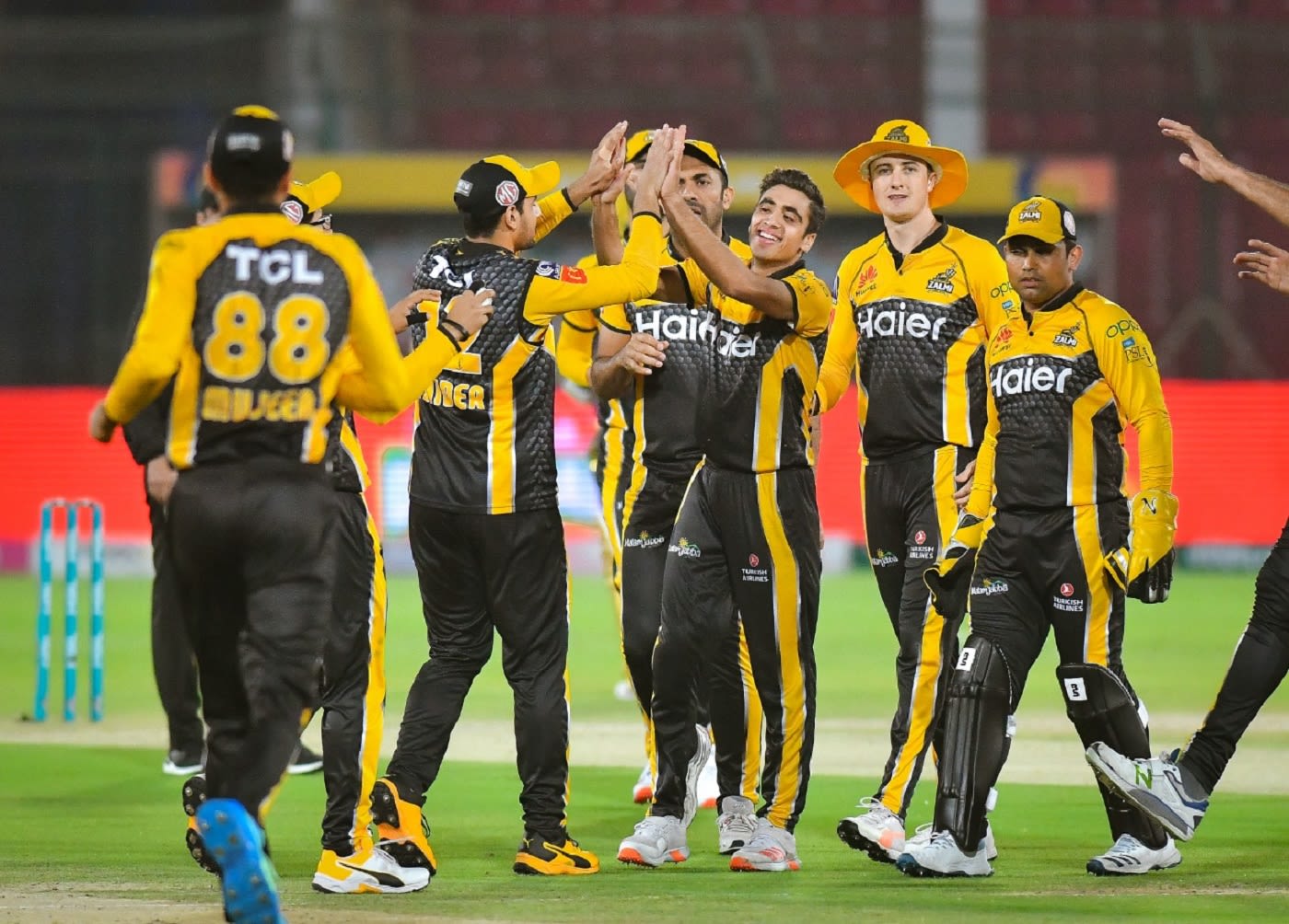 Mohammad Imran struck off his first ball