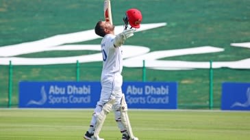 Is Hashmatullah Shahidi's double-hundred the fastest for a team in Tests?