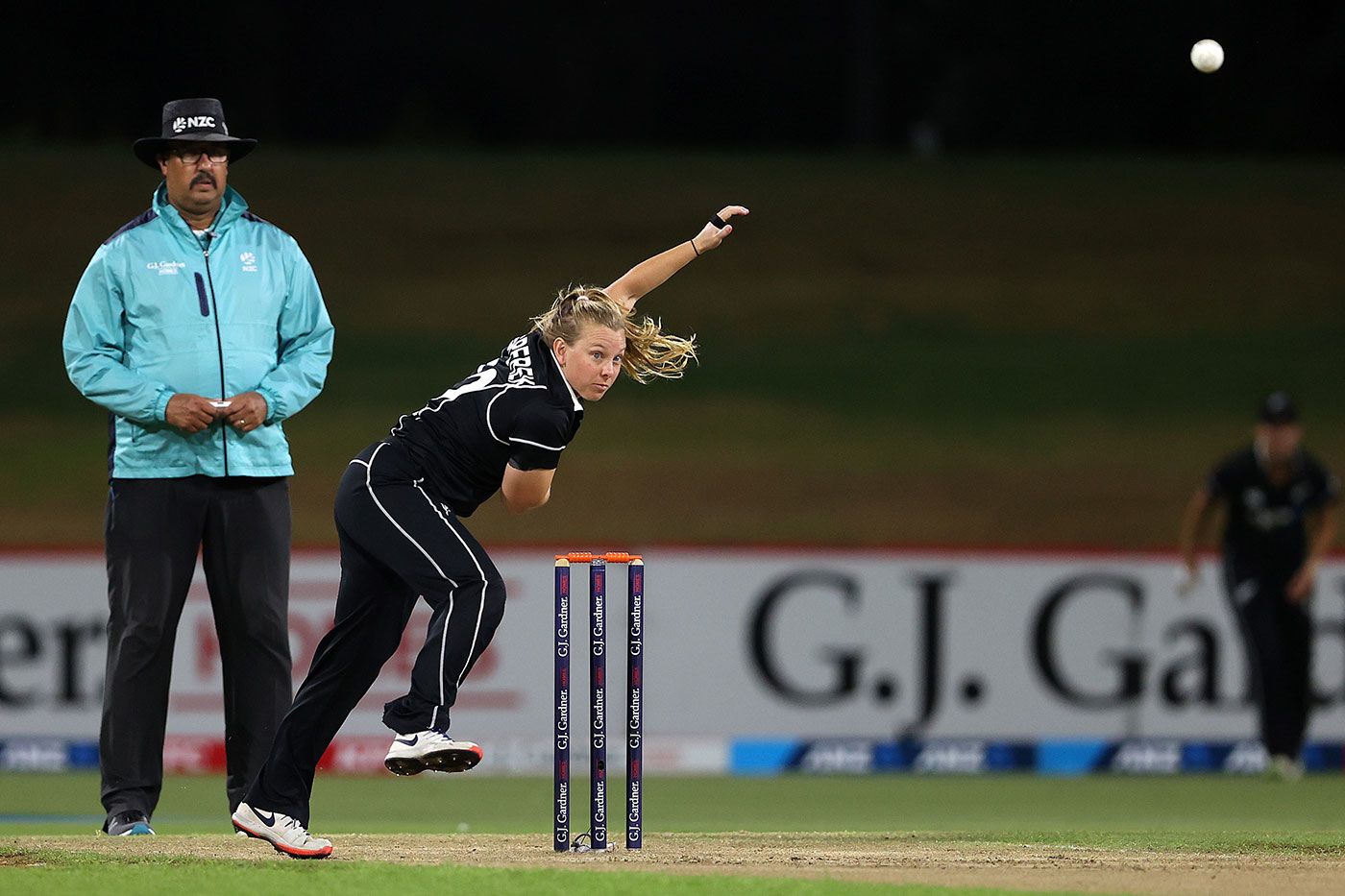 Leigh Kasperek took three wickets in an over