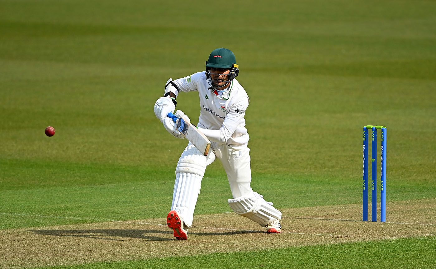 Hassan Azad was unbeaten on fifty at tea
