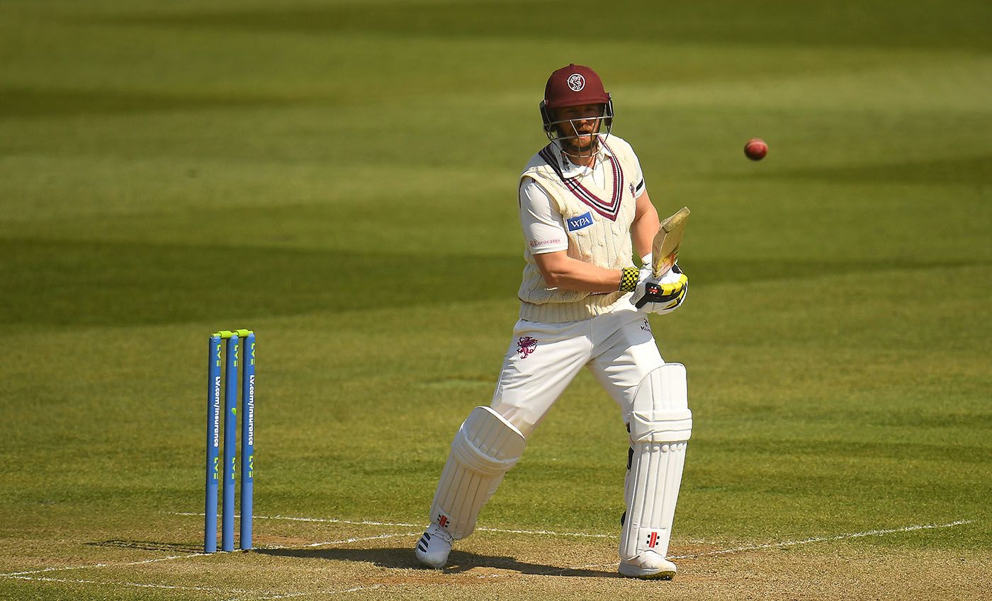 James Hildreth plays to the off side en route to fifty