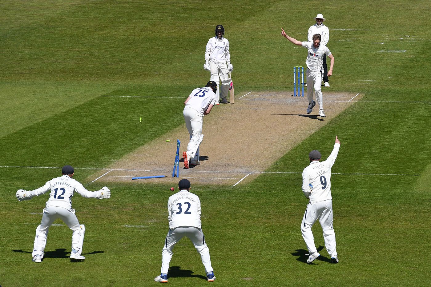 Steven Patterson claimed 4 for 26 inside 13 overs 