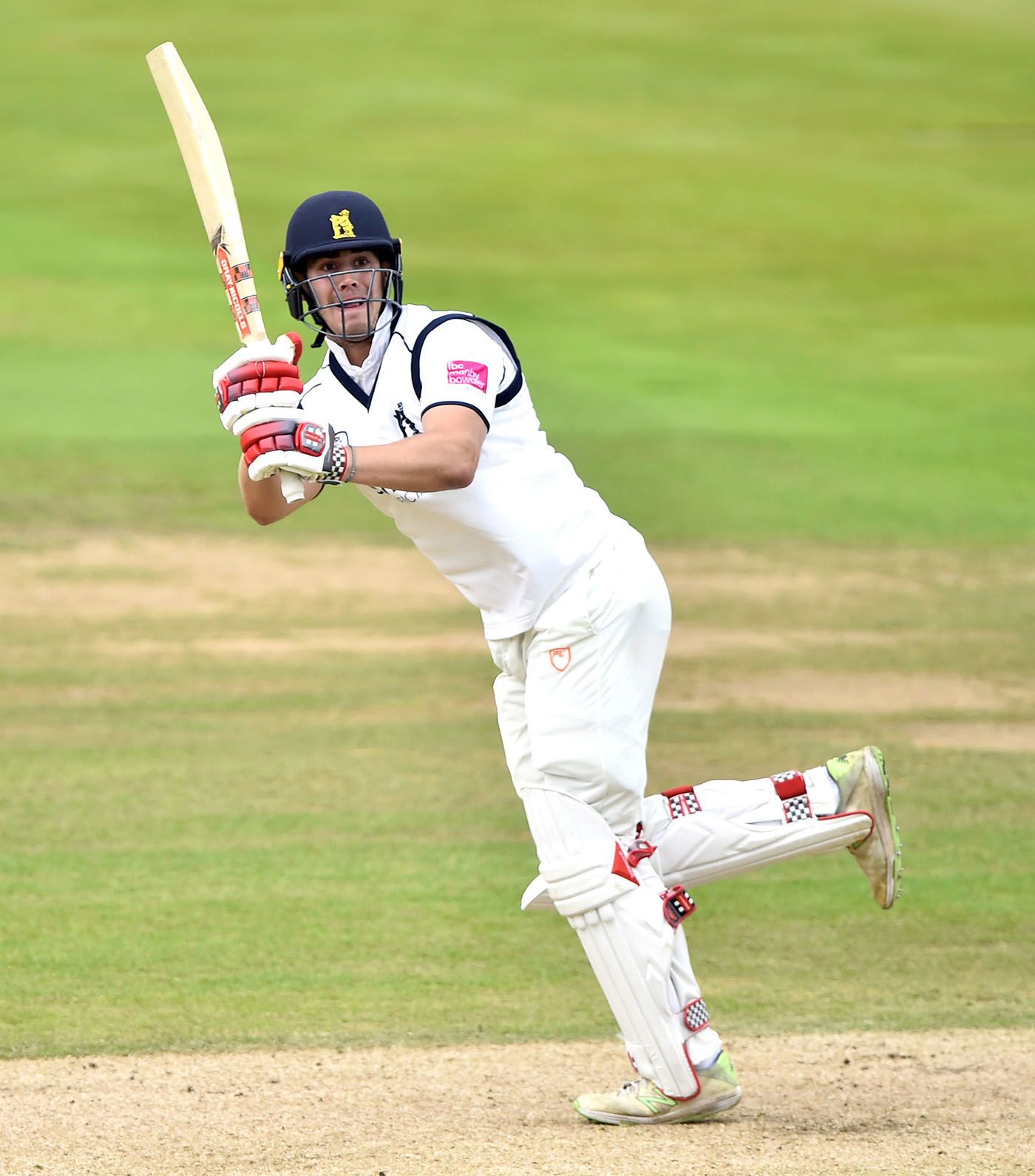 Michael Burgess plays to the leg side