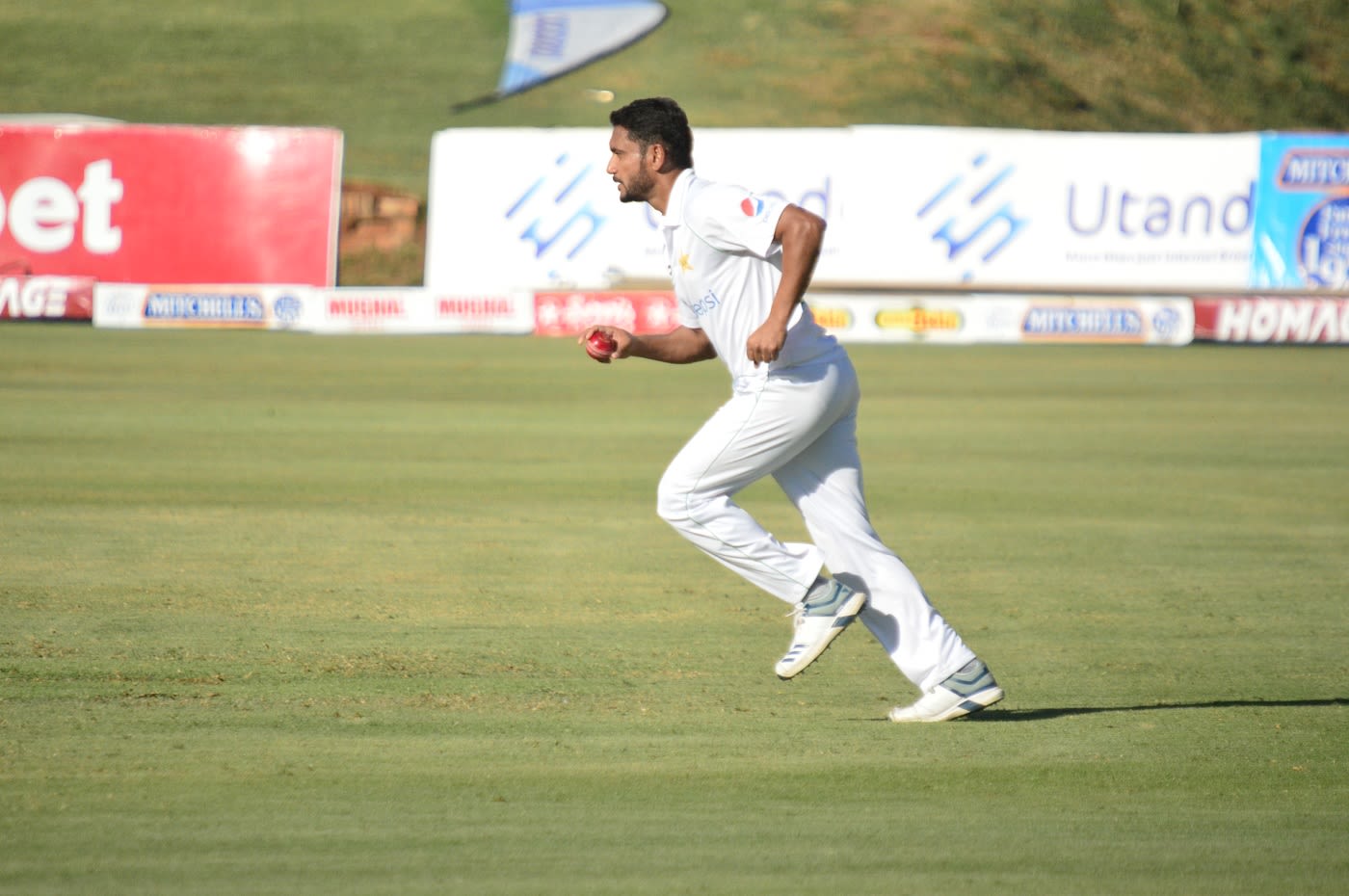 Tabish Khan struck in his first over on Test debut