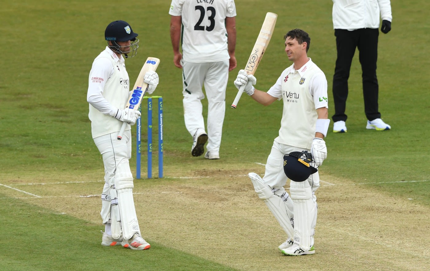 Will Young and Jack Burnham both made hundreds as Durham dominated at Chester-le-Street