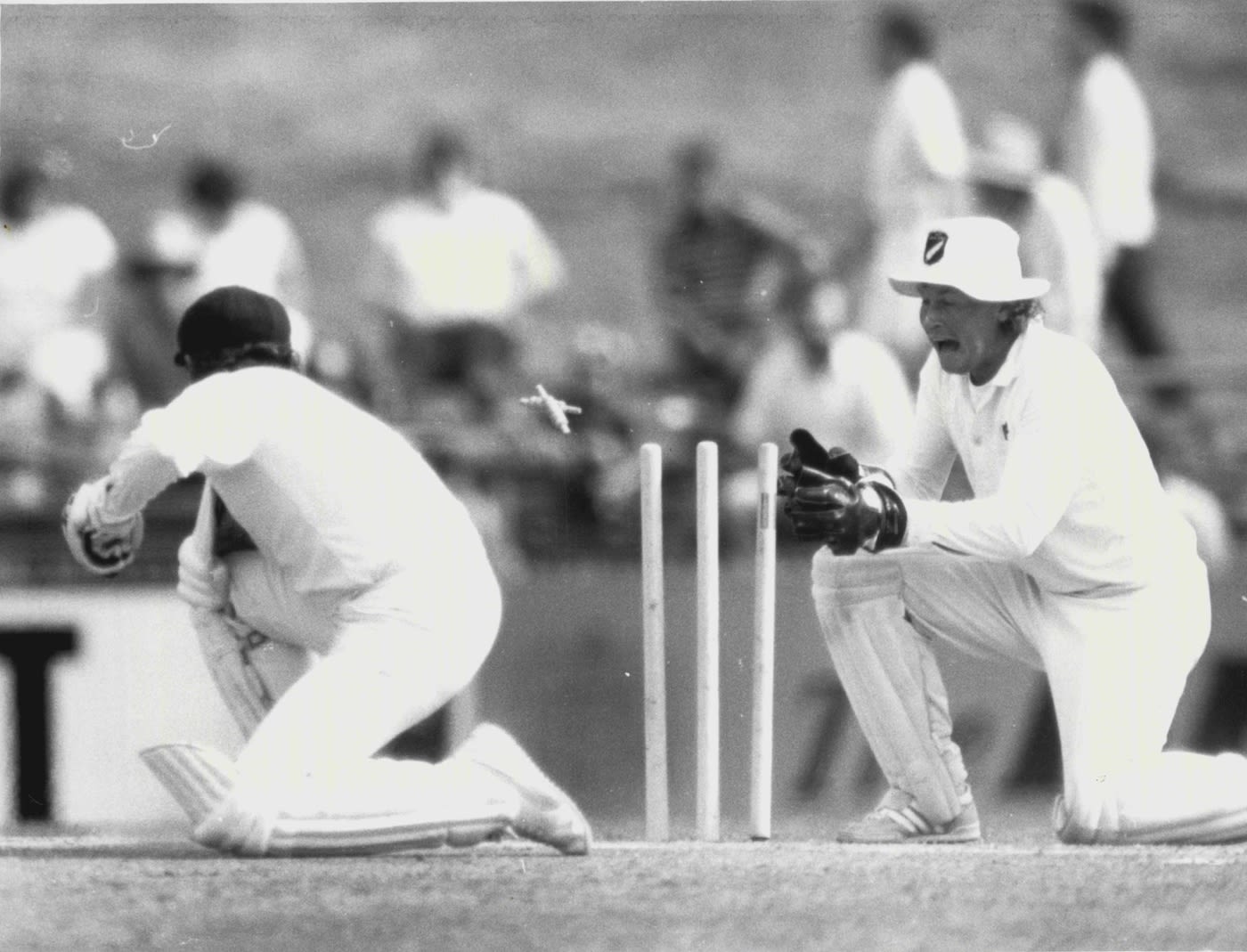 Allan Border is stumped