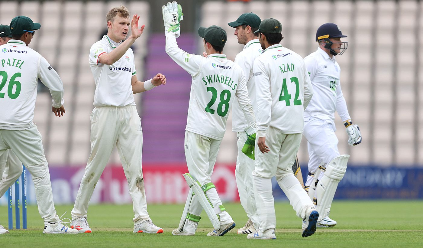 Alex Evans broke a burgeoning second-wicket stand