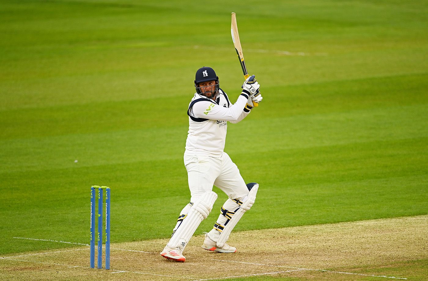Tim Bresnan dug in with the bat