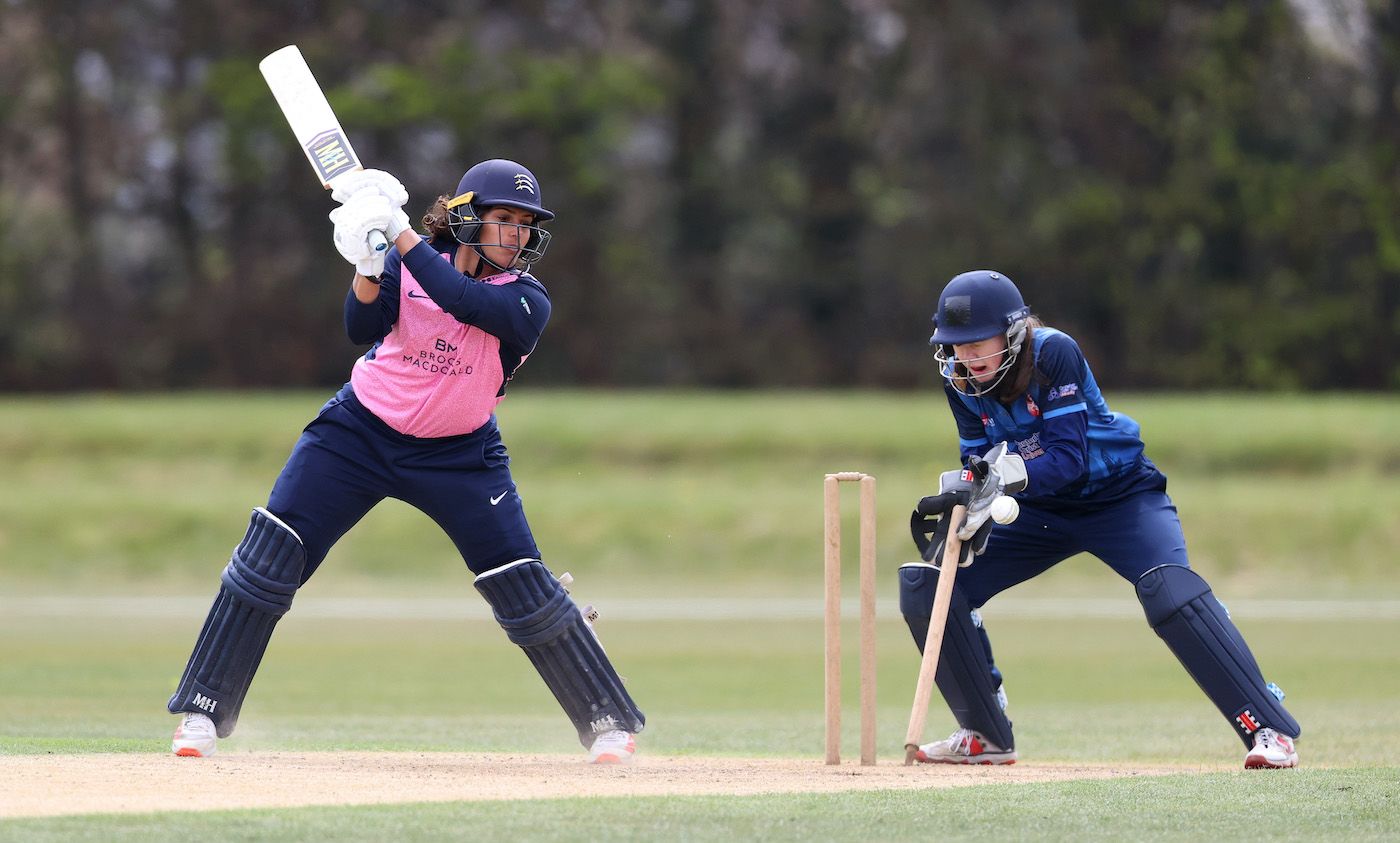 Naomi Dattani is bowled