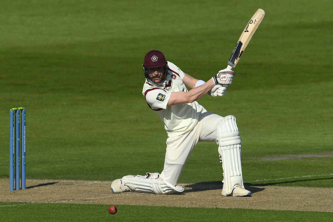 Rob Keogh thrashes a drive