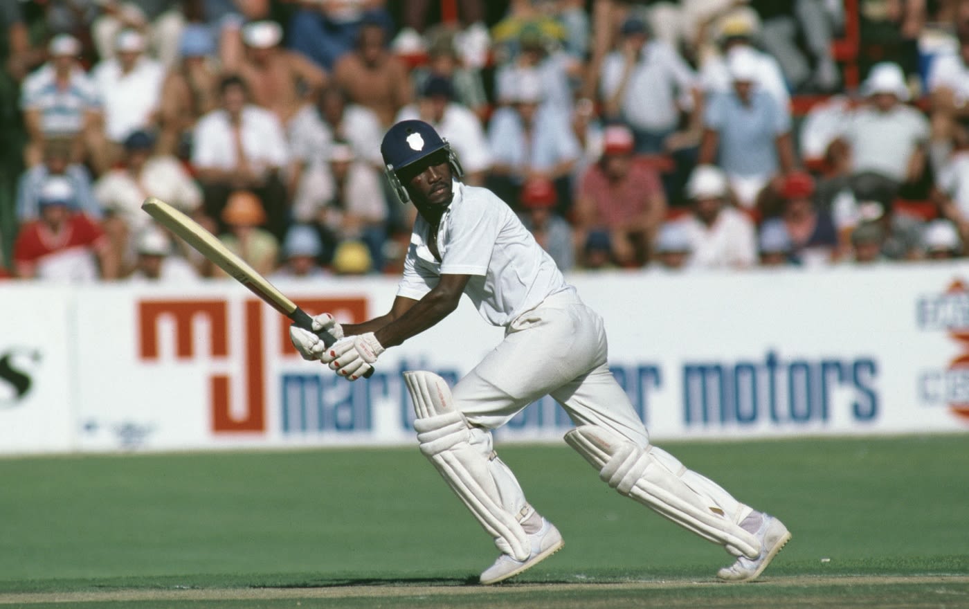 Lawrence Rowe bats for the rebel West Indies XI against South Africa