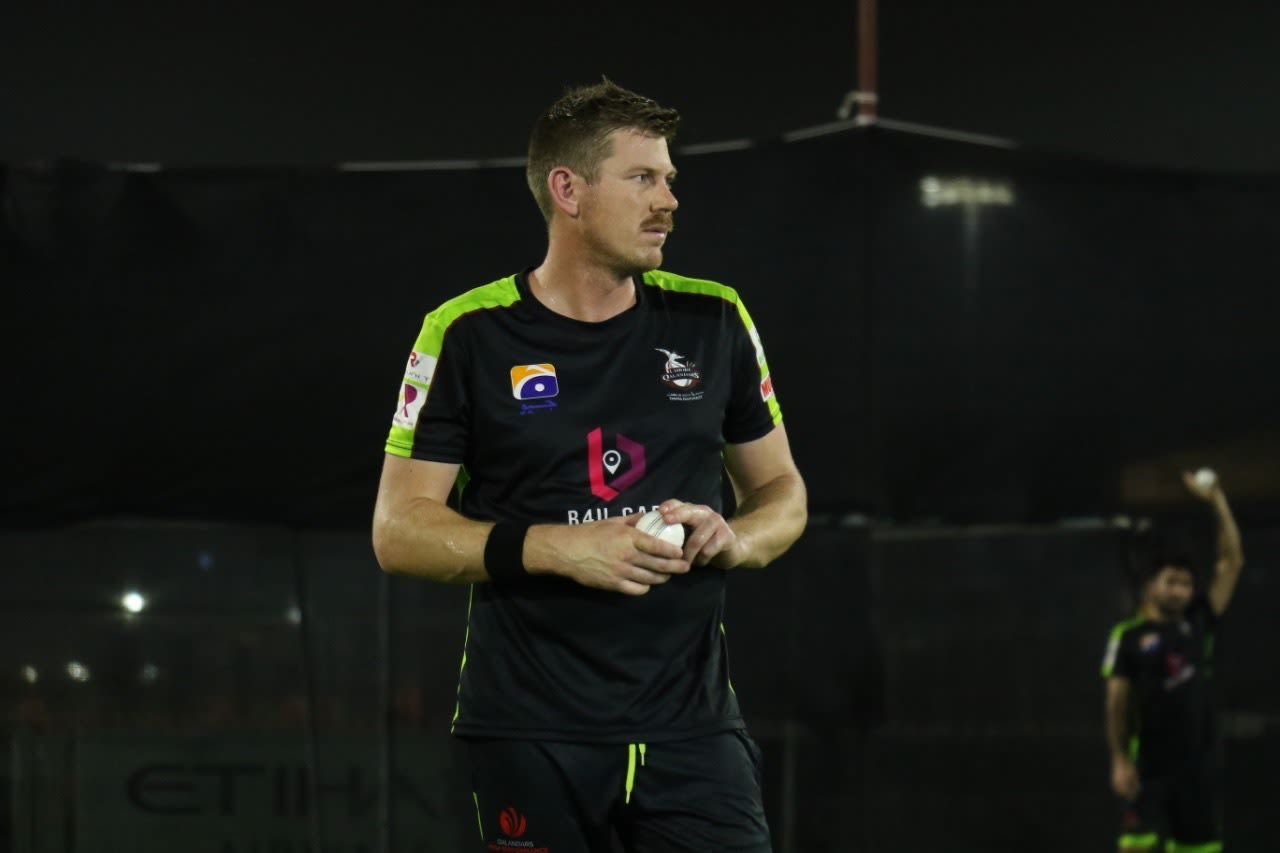 James Faulkner gets ready for a bowl