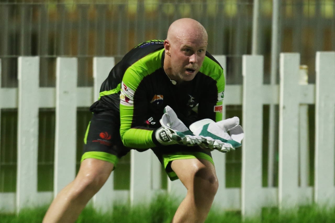 Ben Dunk at a training session