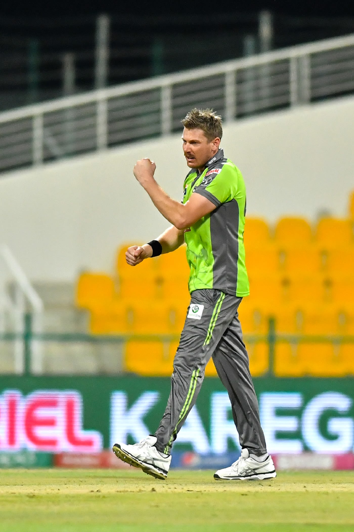 James Faulkner took three wickets in the powerplay