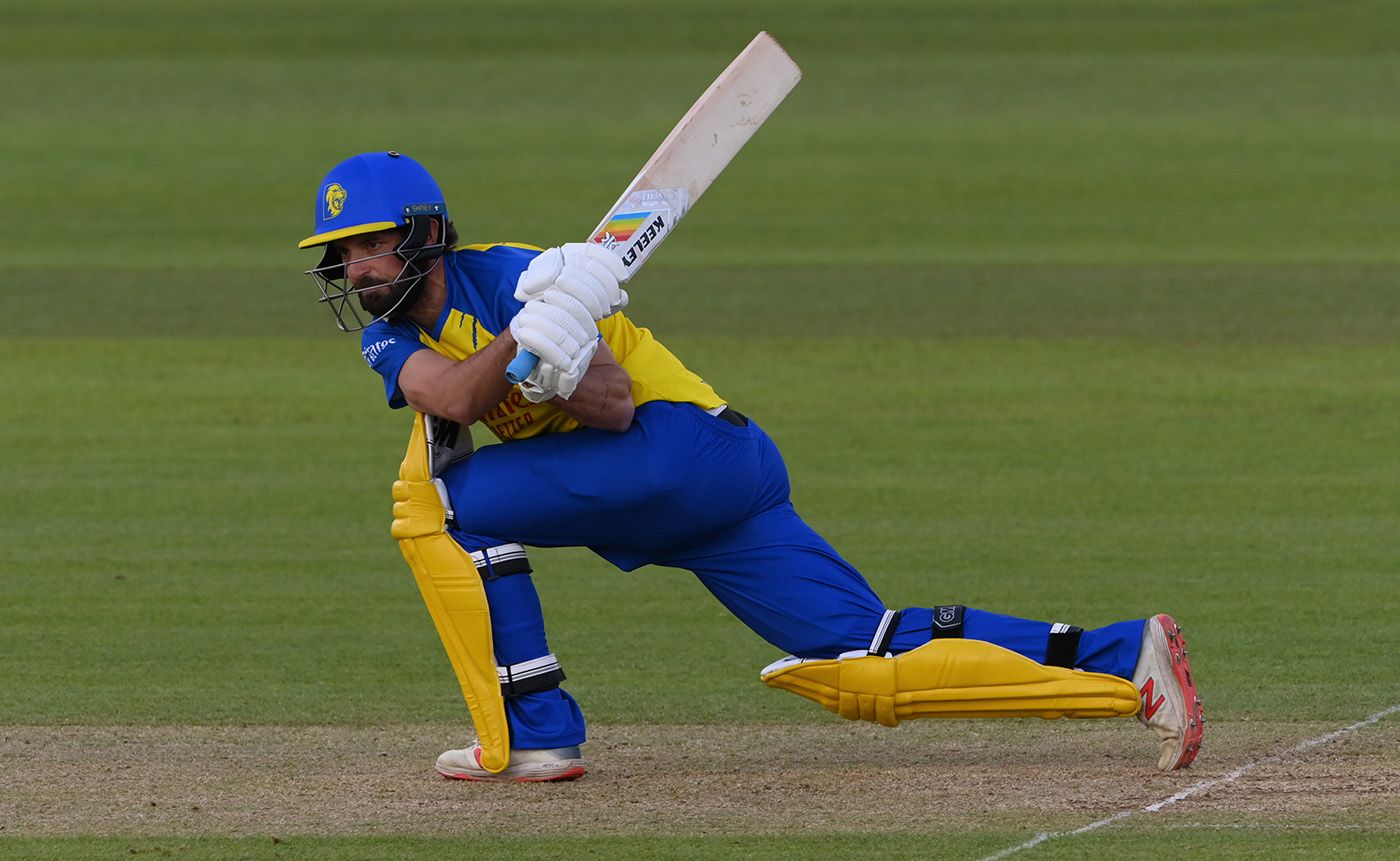 Ned Eckersley gets down to sweep