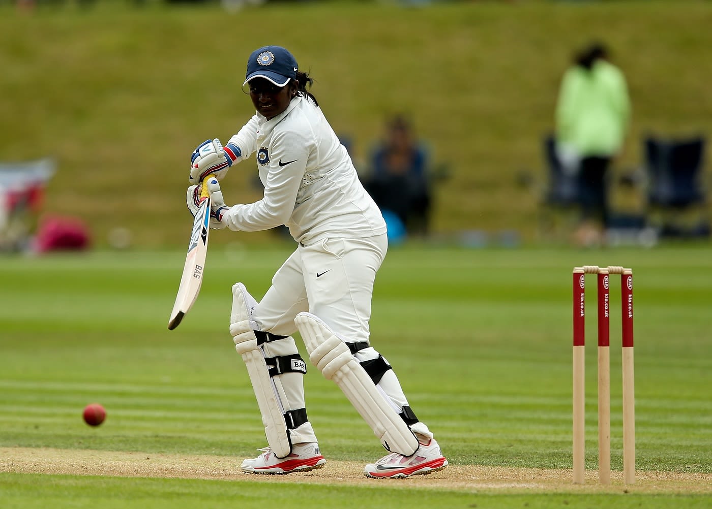 Thirush Kamini in action against England Women