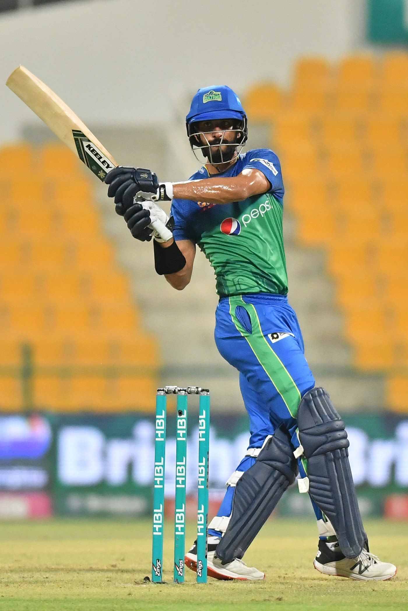 Shan Masood swivels one away