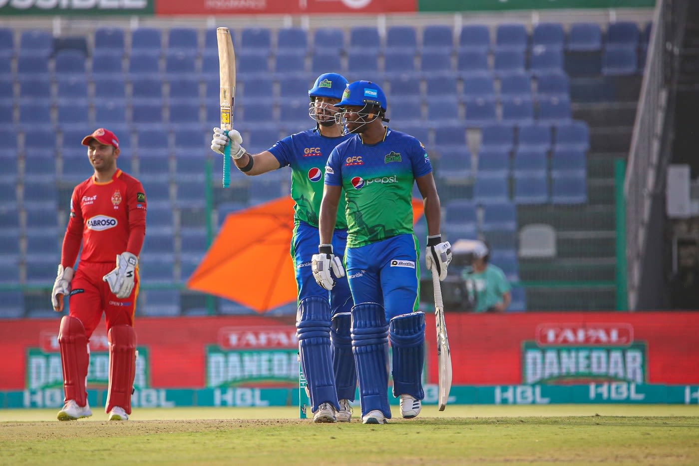 Sohaib Maqsood brought up a half-century