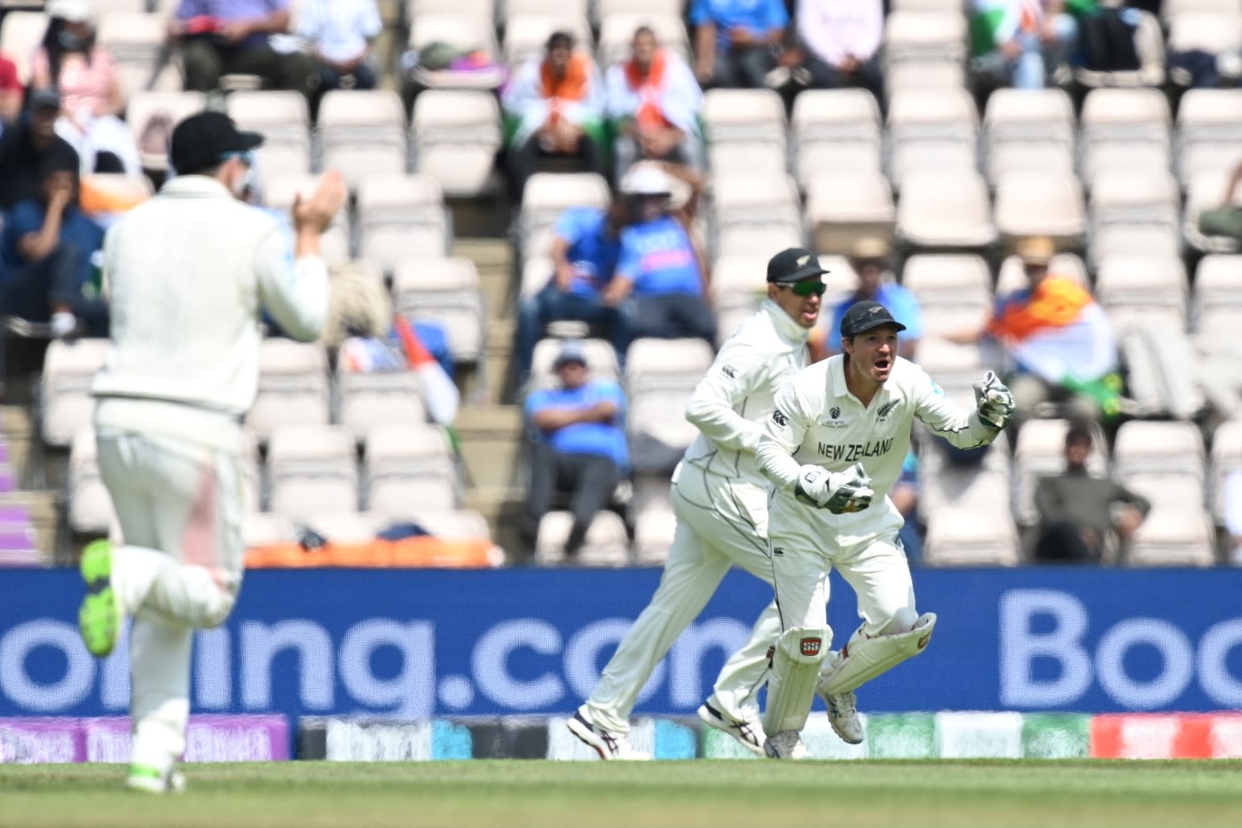 In his final day in Test cricket, BJ Watling took three catches to go past MS Dhoni on the list of keepers with the most catches