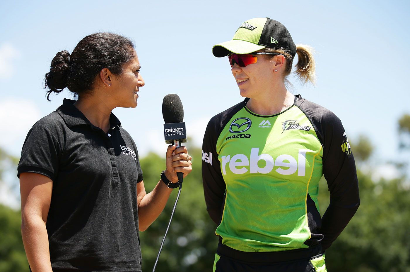 Lisa Sthalekar interviews Alex Blackwell ahead of a WBBL match