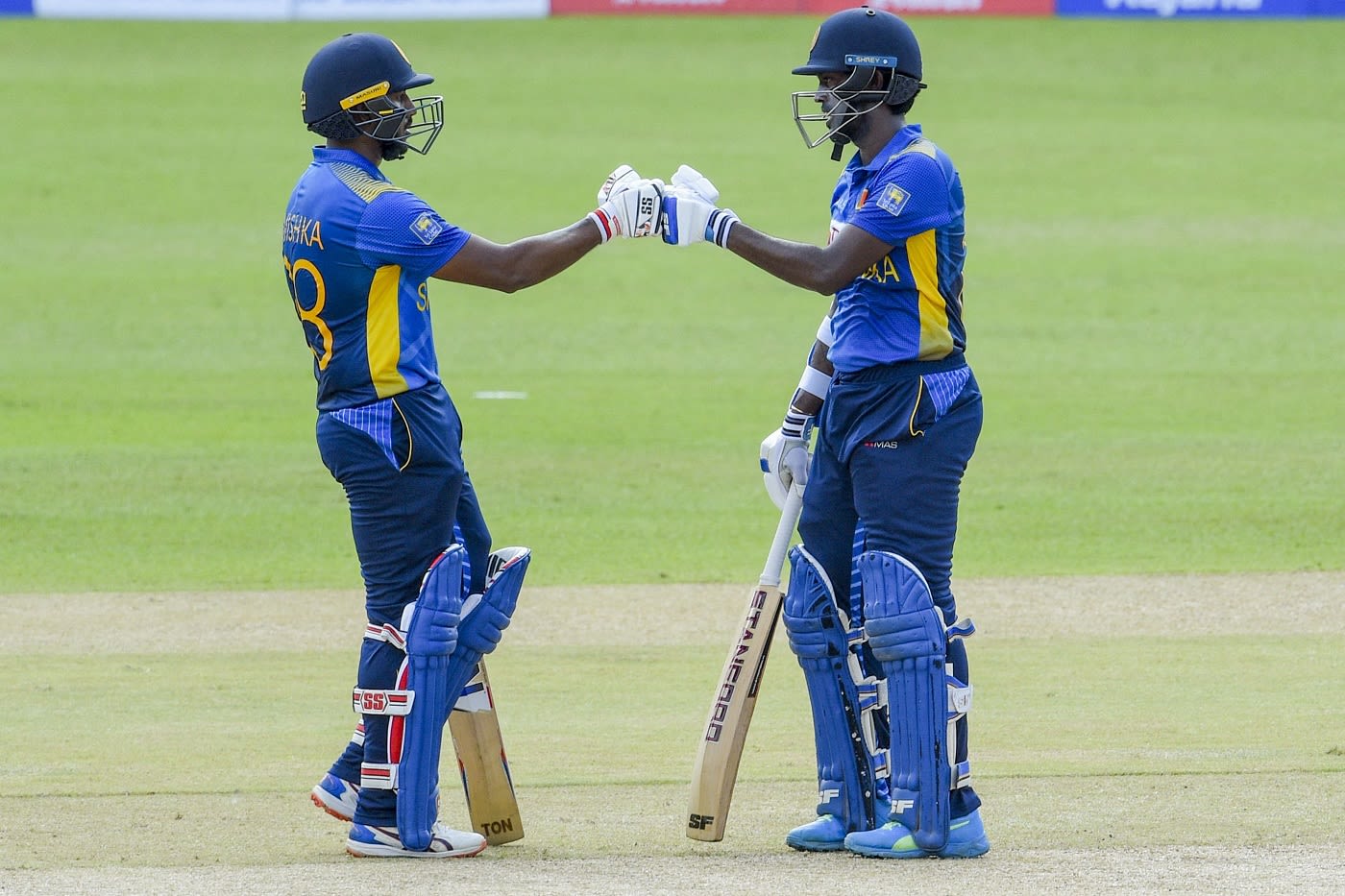 Minod Bhanuka and Avishka Fernando gave Sri Lanka a steady start