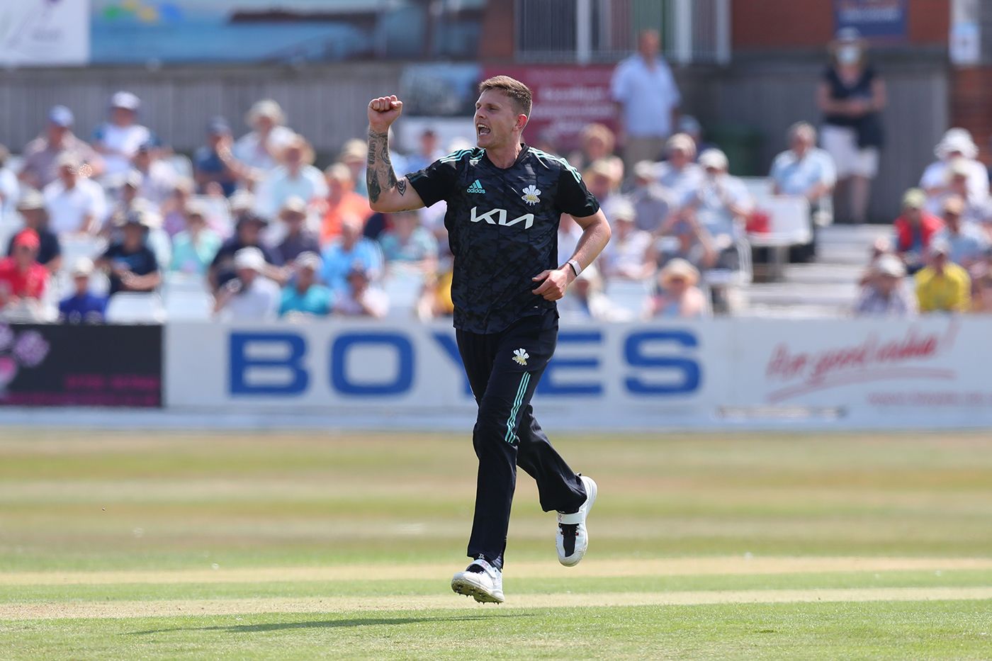 Conor McKerr celebrates a breakthrough