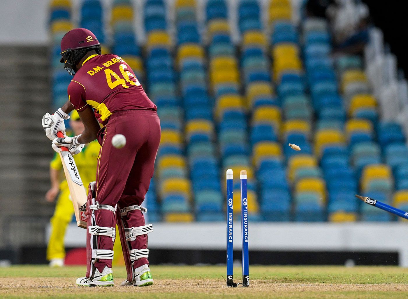 Darren Bravo lost his off stump