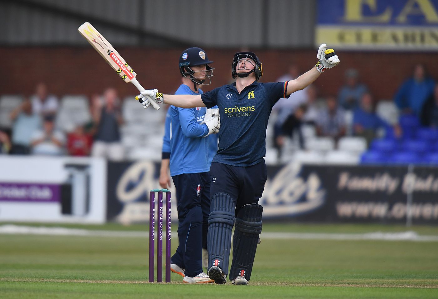 Ed Pollock made his maiden List A hundred