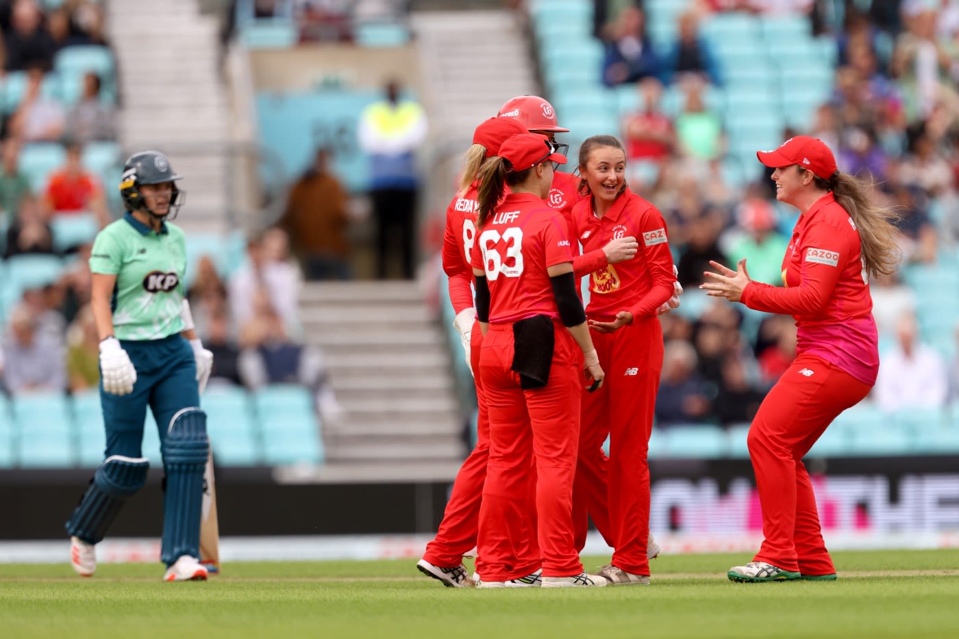 Hannah Baker claimed the key wicket of Grace Gibbs