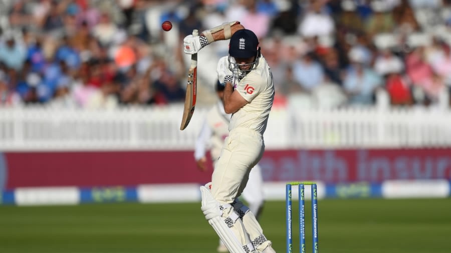 Which player has been the last man out in a Test defeat the most times?