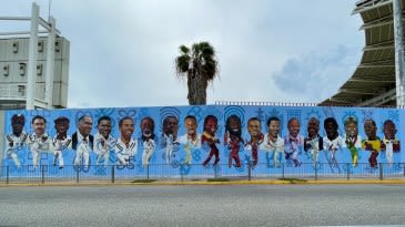 Kingston hopes new Sabina Park mural will attract city's youth and tourists