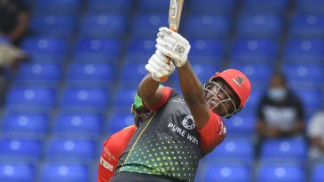 Evin Lewis' 51-ball century leads Patriots' charge into CPL semi-finals
