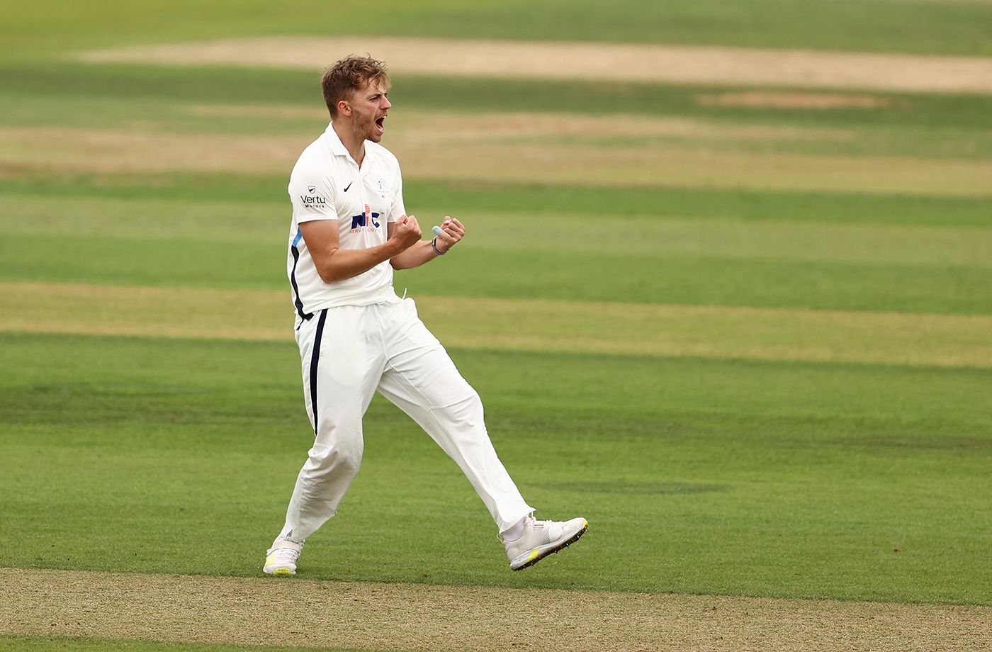 Ben Coad roars in celebration