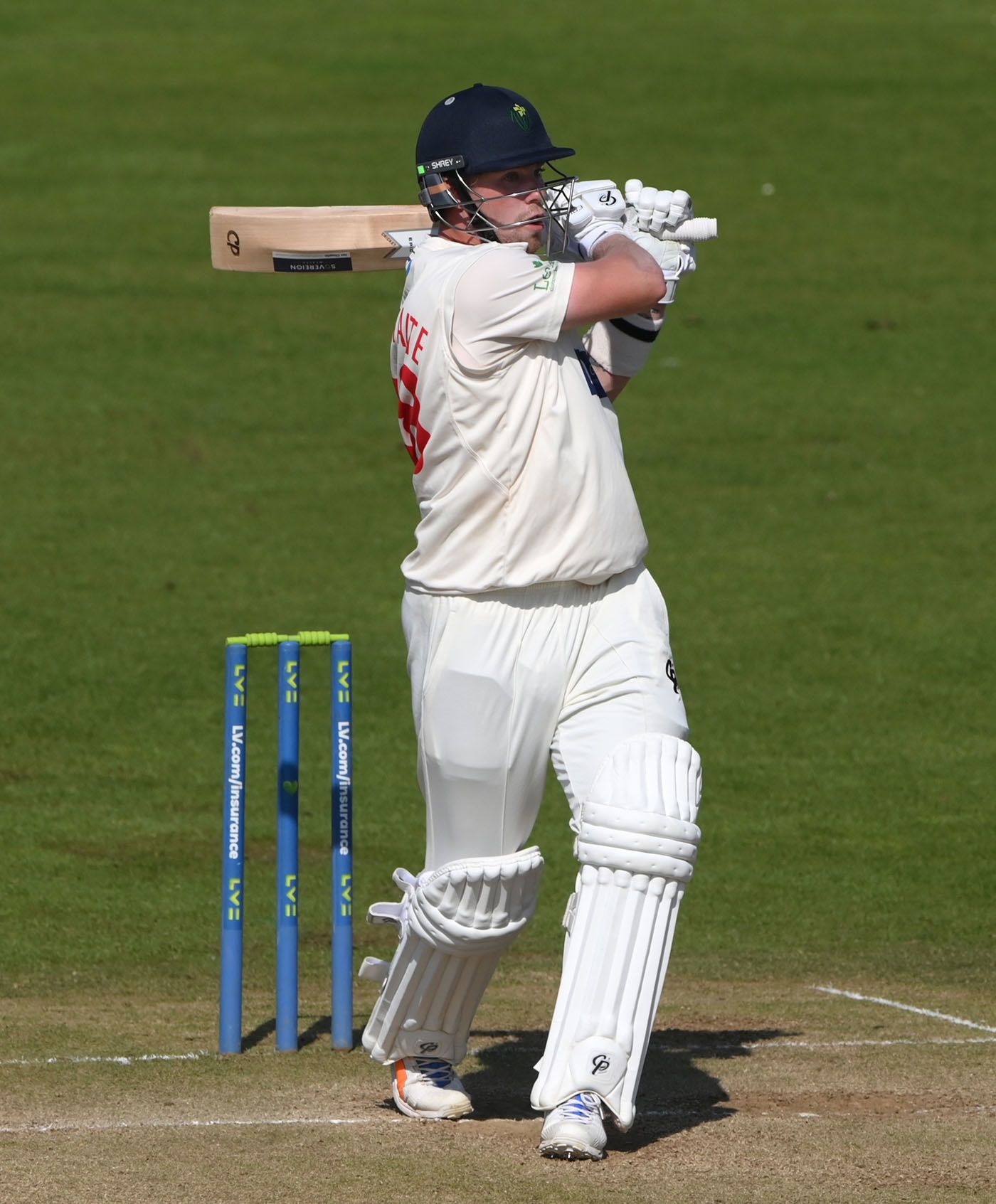 Dan Douthwaite put up some stern resistance for Glamorgan