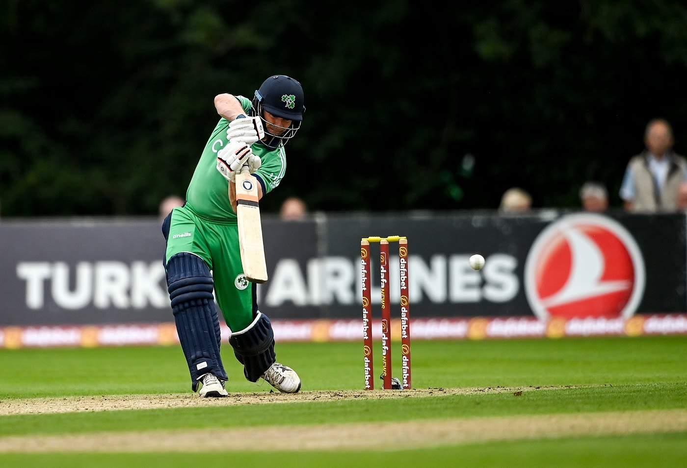 William Porterfield drives forward