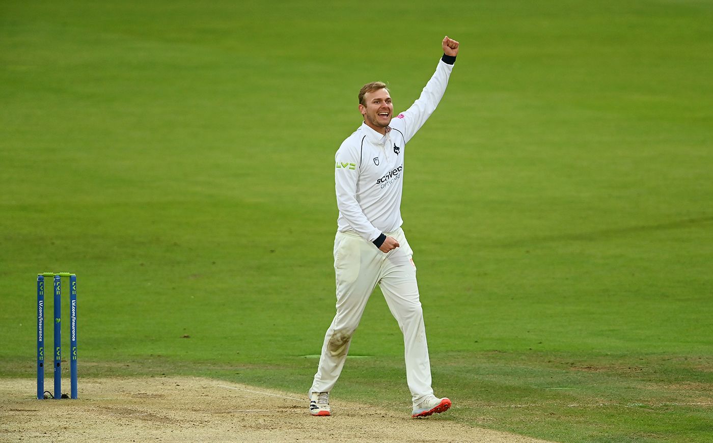 Danny Briggs celebrates a breakthrough