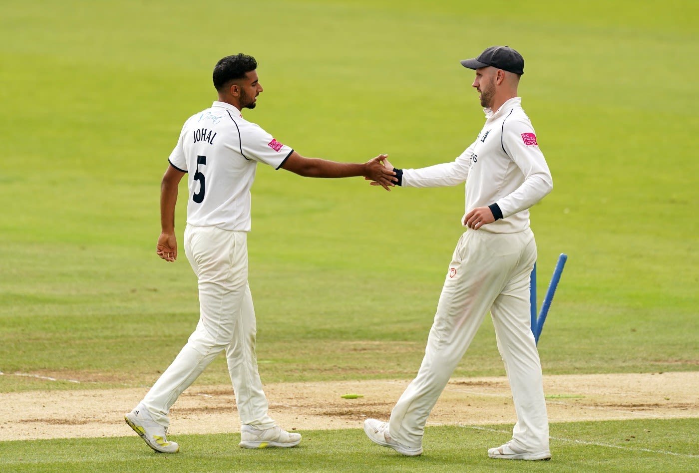 Manraj Johal claimed the first wicket on the fourth morning