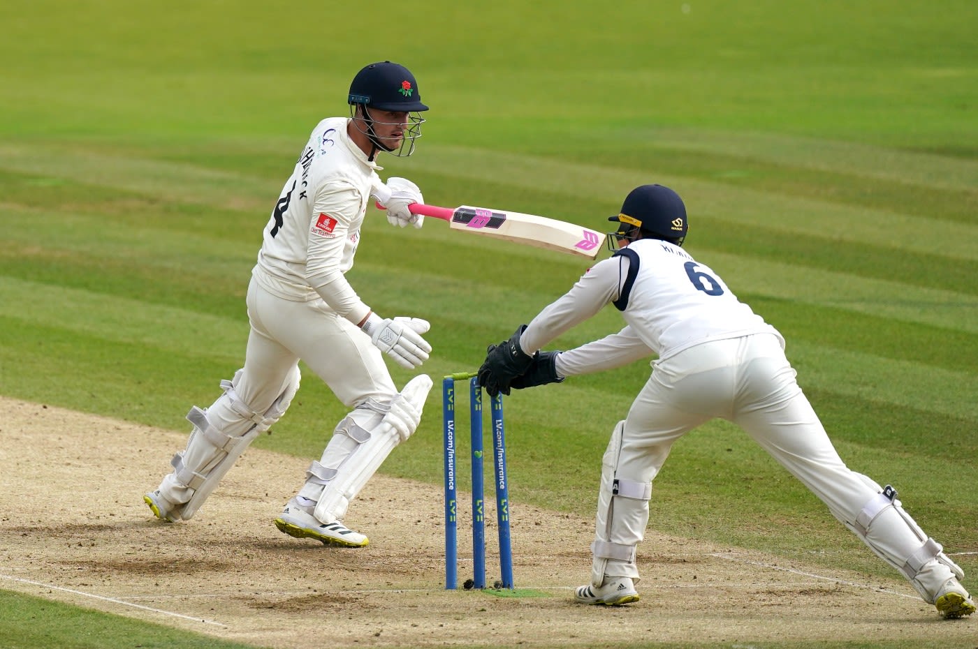 Jack Blatherwick was stumped as Lancashire slipped to defeat