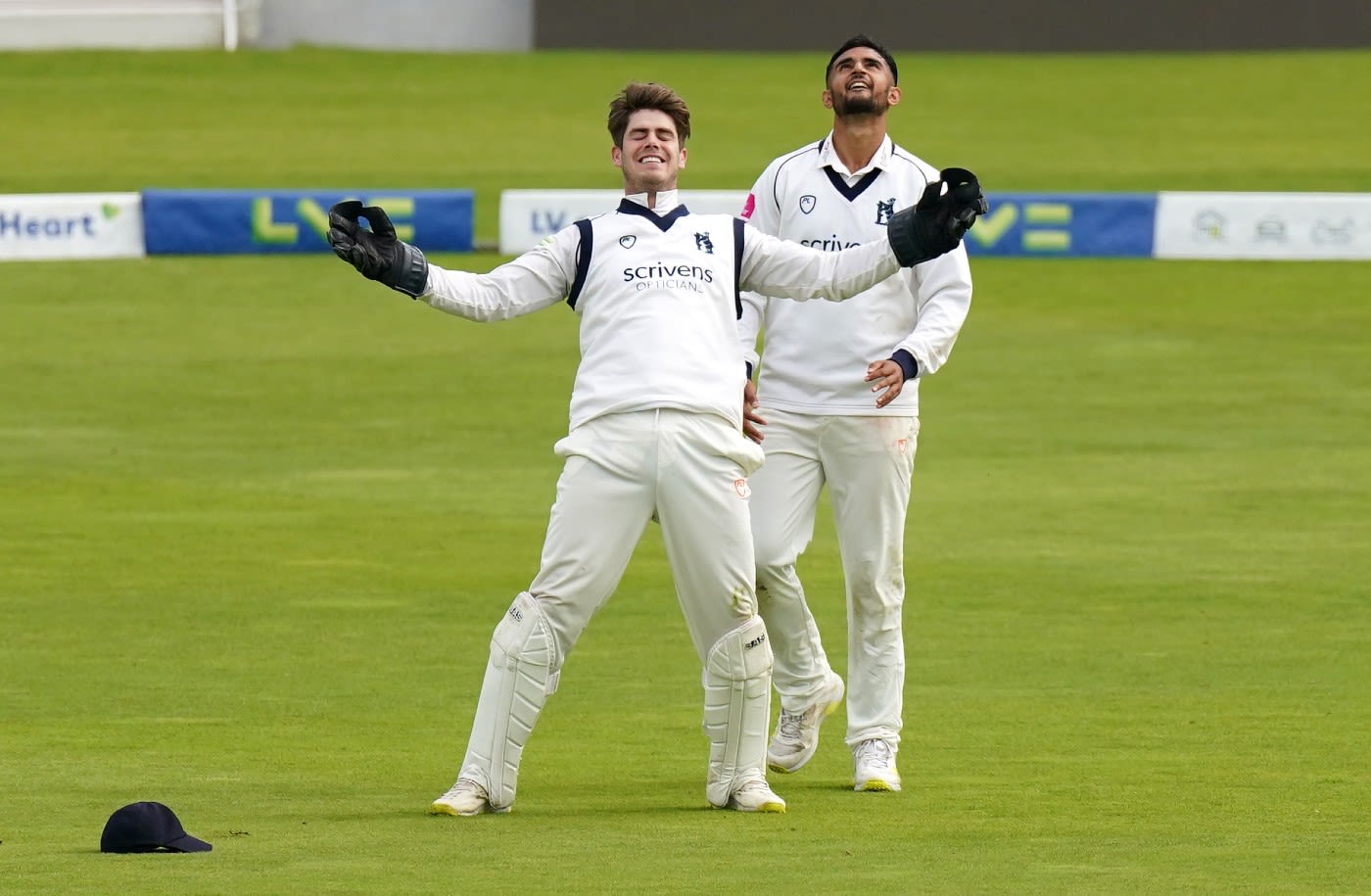 Michael Burgess claimed the catch that sealed the Bob Willis Trophy